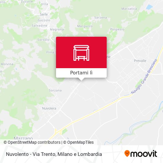 Mappa Nuvolento - Via Trento