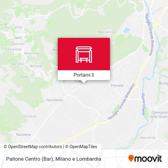 Mappa Paitone Centro (Bar)