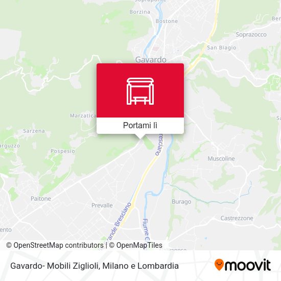Mappa Gavardo- Mobili Ziglioli