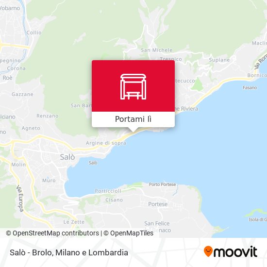 Mappa Salò - Brolo