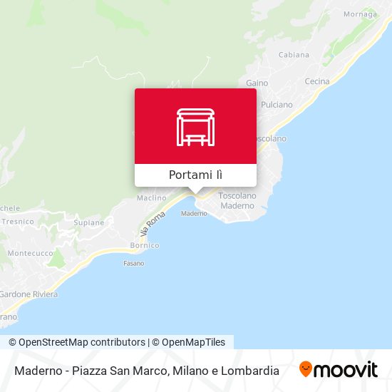 Mappa Maderno - Piazza San Marco