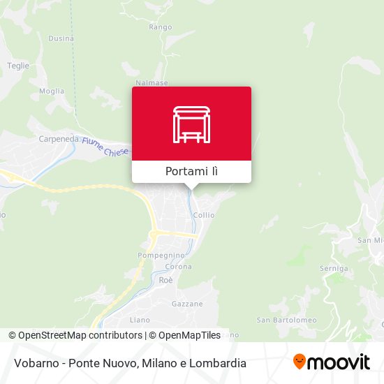 Mappa Vobarno - Ponte Nuovo