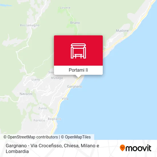 Mappa Gargnano - Via Crocefisso, Chiesa