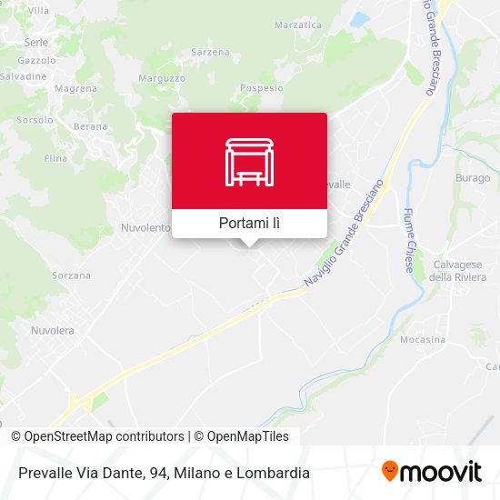 Mappa Prevalle Via Dante, 94