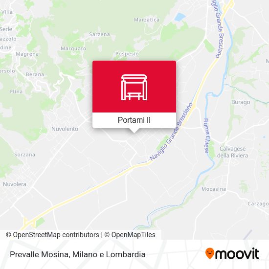 Mappa Prevalle Mosina