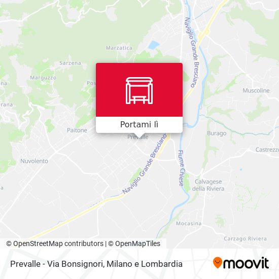 Mappa Prevalle - Via Bonsignori