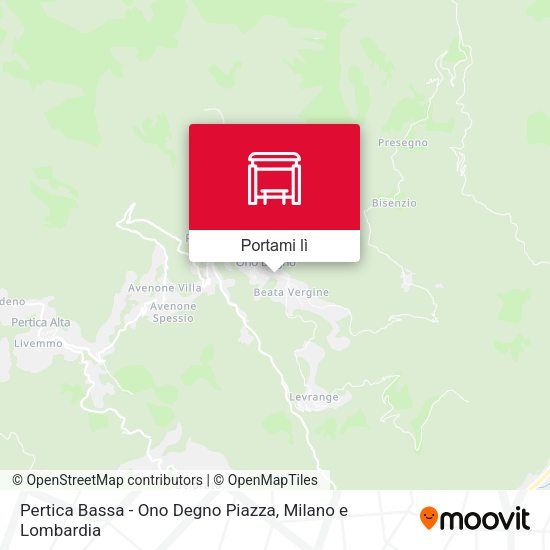 Mappa Pertica Bassa - Ono Degno Piazza