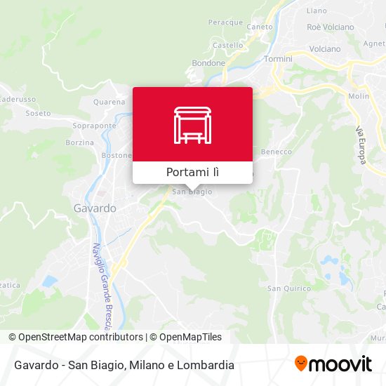 Mappa Gavardo - San Biagio