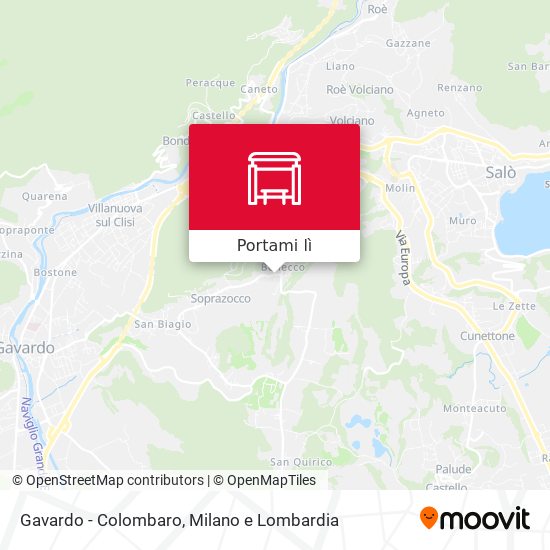 Mappa Gavardo - Colombaro
