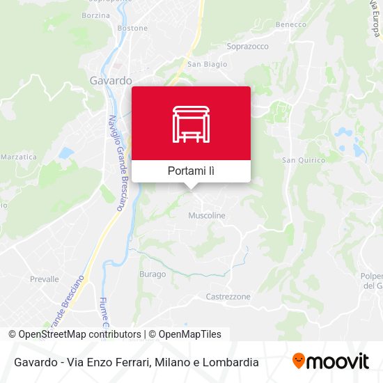 Mappa Gavardo - Via Enzo Ferrari