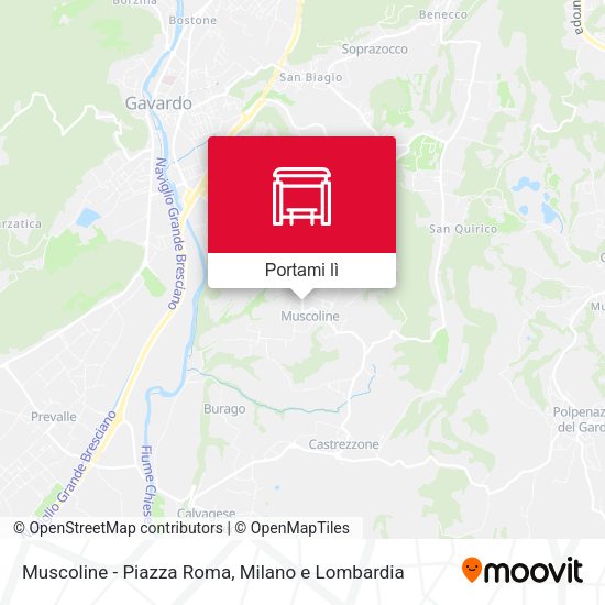 Mappa Muscoline - Piazza Roma