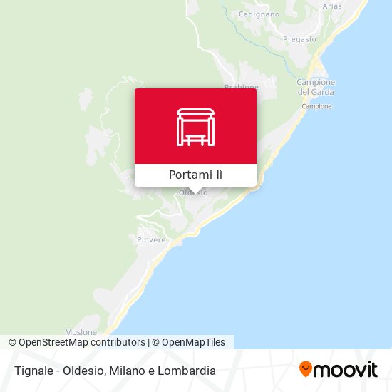 Mappa Tignale - Oldesio
