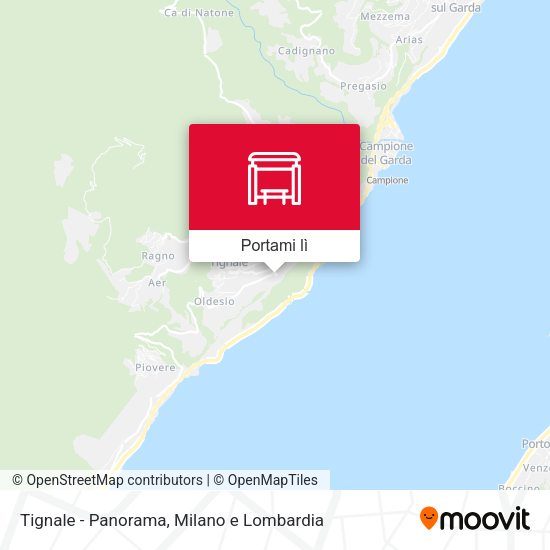 Mappa Tignale - Panorama
