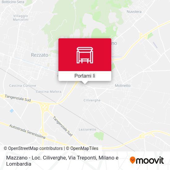 Mappa Mazzano - Loc. Ciliverghe, Via Treponti