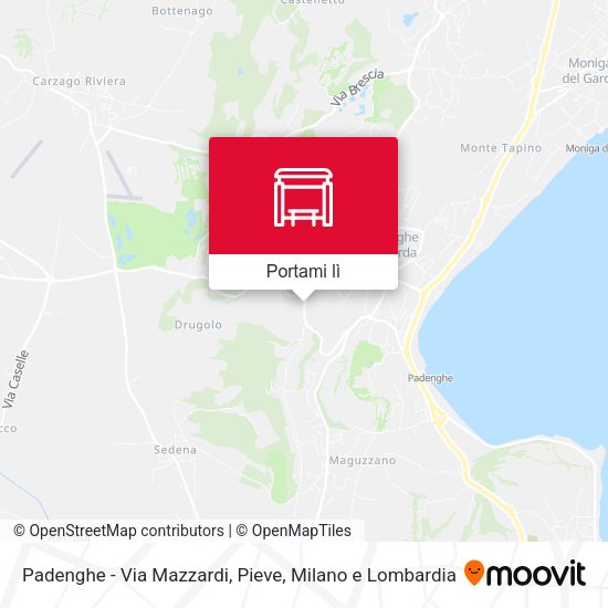 Mappa Padenghe - Via Mazzardi, Pieve