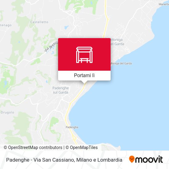 Mappa Padenghe - Via San Cassiano