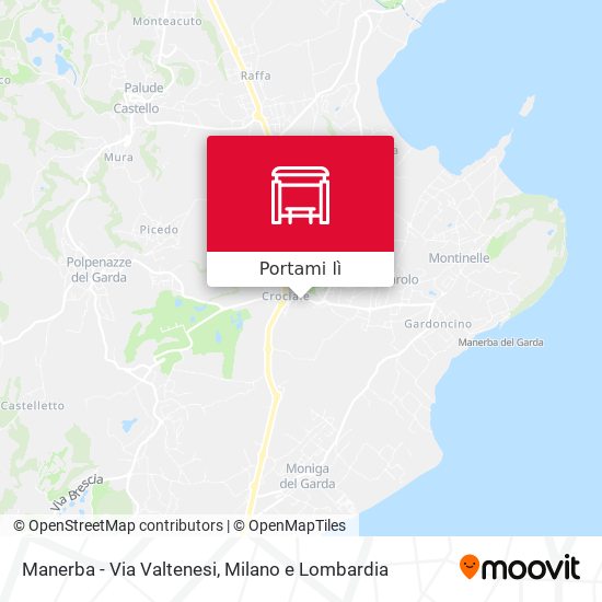 Mappa Manerba - Via Valtenesi