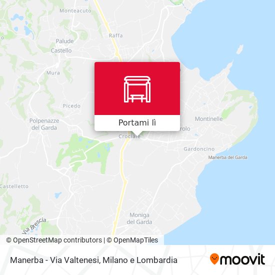 Mappa Manerba - Via Valtenesi