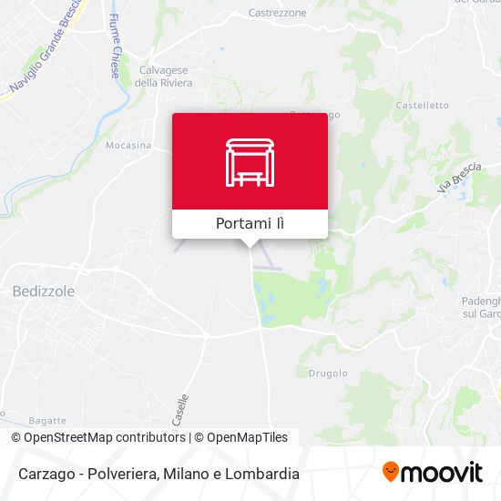 Mappa Carzago - Polveriera