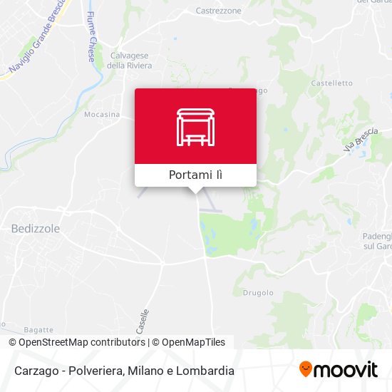 Mappa Carzago - Polveriera