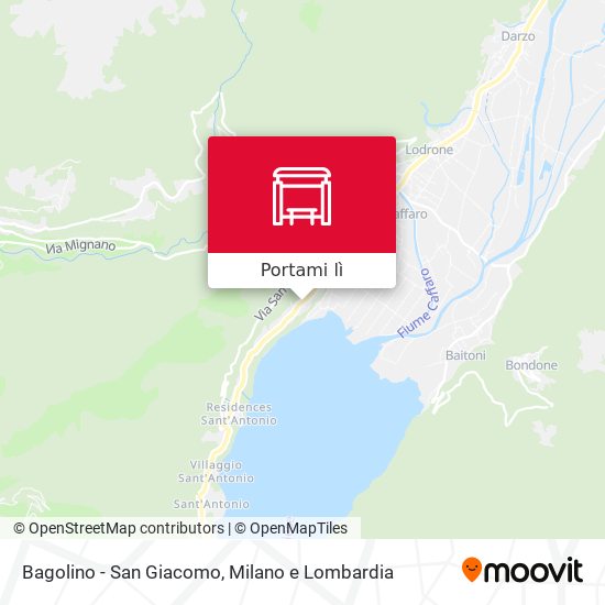 Mappa Bagolino - San Giacomo