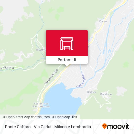 Mappa Ponte Caffaro - Via Caduti
