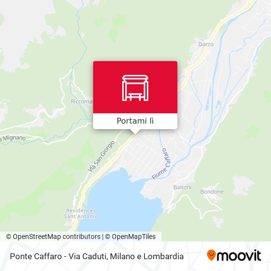 Mappa Ponte Caffaro - Via Caduti
