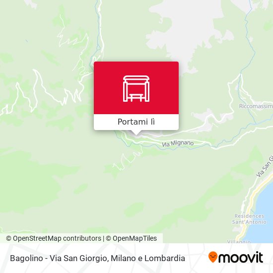 Mappa Bagolino - Via San Giorgio