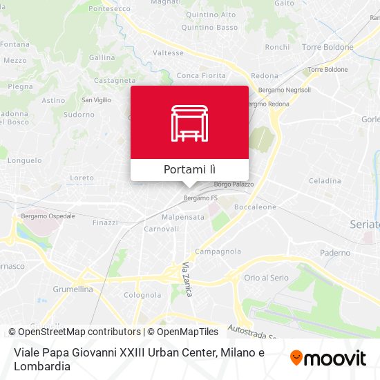 Mappa Viale Papa Giovanni XXIII Urban Center