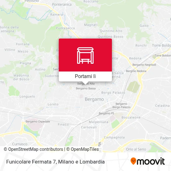 Mappa Funicolare Fermata 7