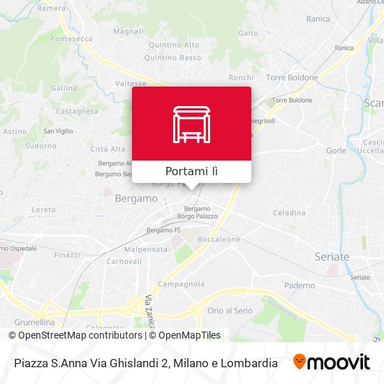 Mappa Piazza S.Anna Via Ghislandi 2