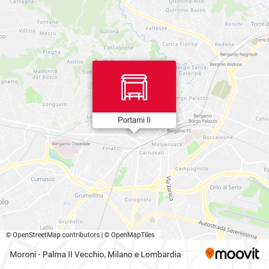 Mappa Moroni - Palma Il Vecchio