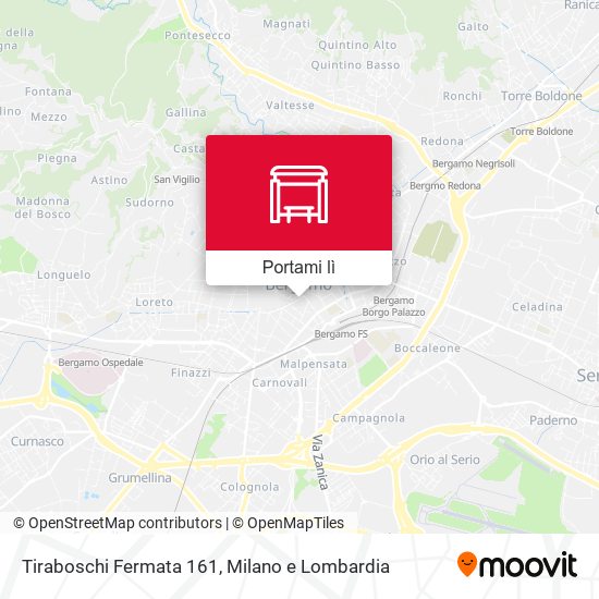Mappa Tiraboschi Fermata 161