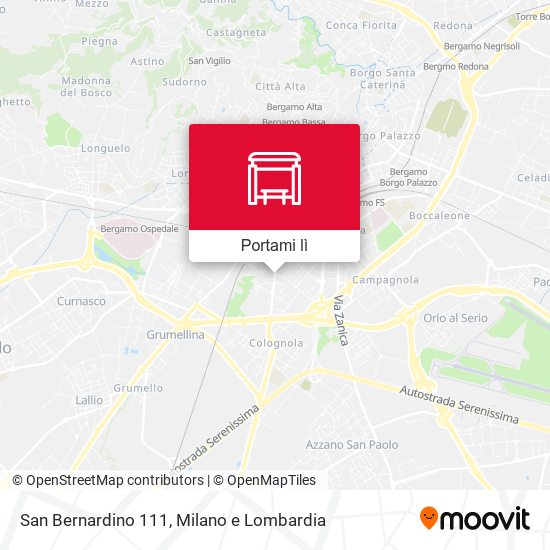 Mappa San Bernardino 111