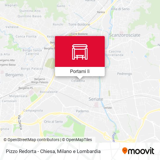 Mappa Pizzo Redorta - Chiesa
