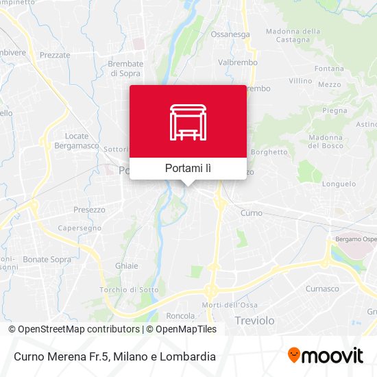 Mappa Curno Merena Fr.5