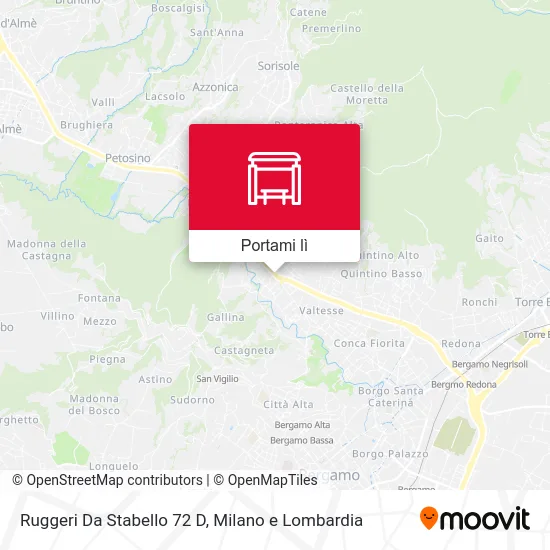 Mappa Ruggeri Da Stabello 72 D