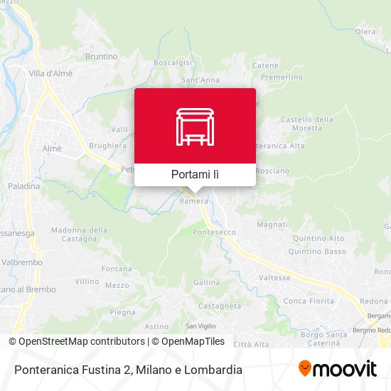Mappa Ponteranica Fustina 2