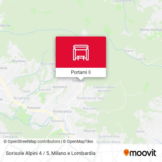 Mappa Sorisole Alpini 4 / 5