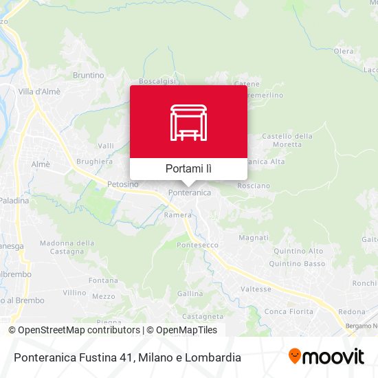 Mappa Ponteranica Fustina 41