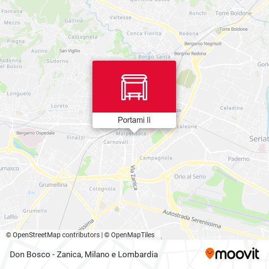 Mappa Don Bosco - Zanica