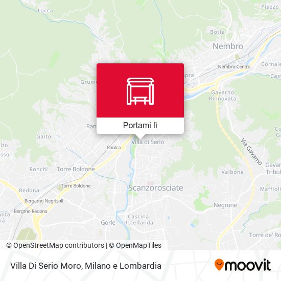 Mappa Villa Di Serio Moro