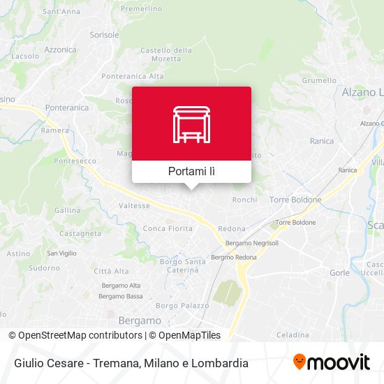 Mappa Giulio Cesare - Tremana