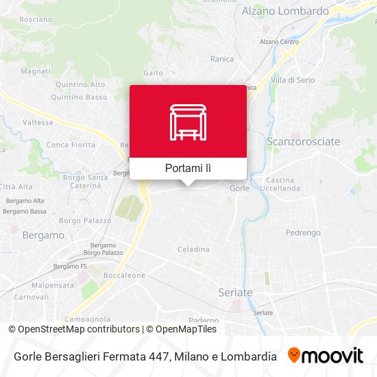 Mappa Gorle Bersaglieri Fermata 447