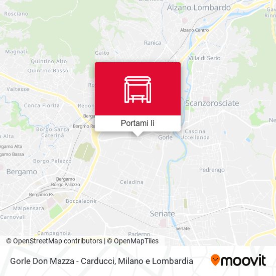 Mappa Gorle Don Mazza -  Carducci