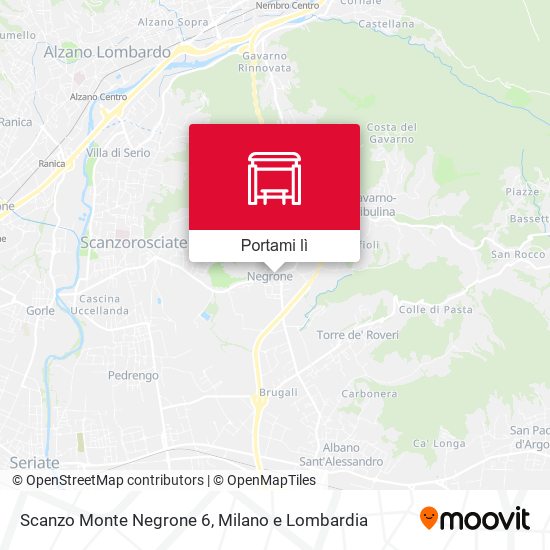 Mappa Scanzo Monte Negrone 6