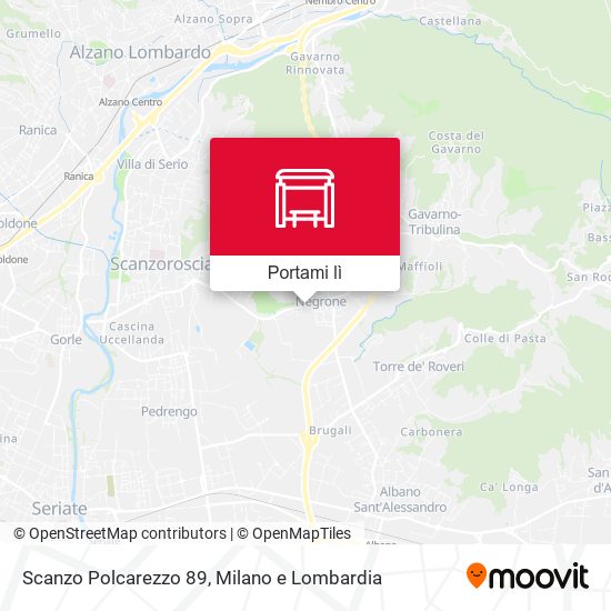 Mappa Scanzo Polcarezzo 89