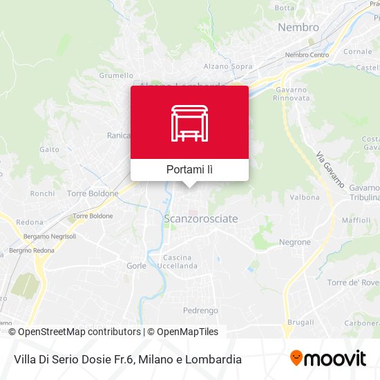 Mappa Villa Di Serio Dosie Fr.6