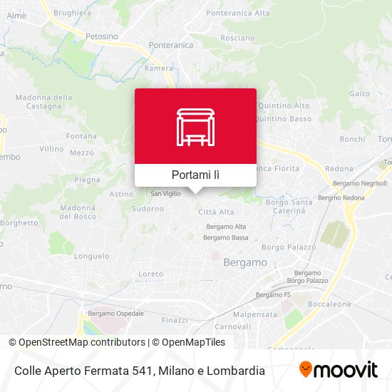 Mappa Colle Aperto Fermata 541
