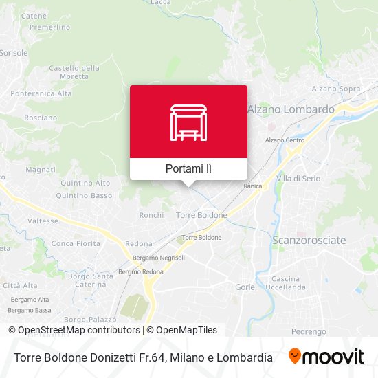 Mappa Torre Boldone Donizetti Fr.64